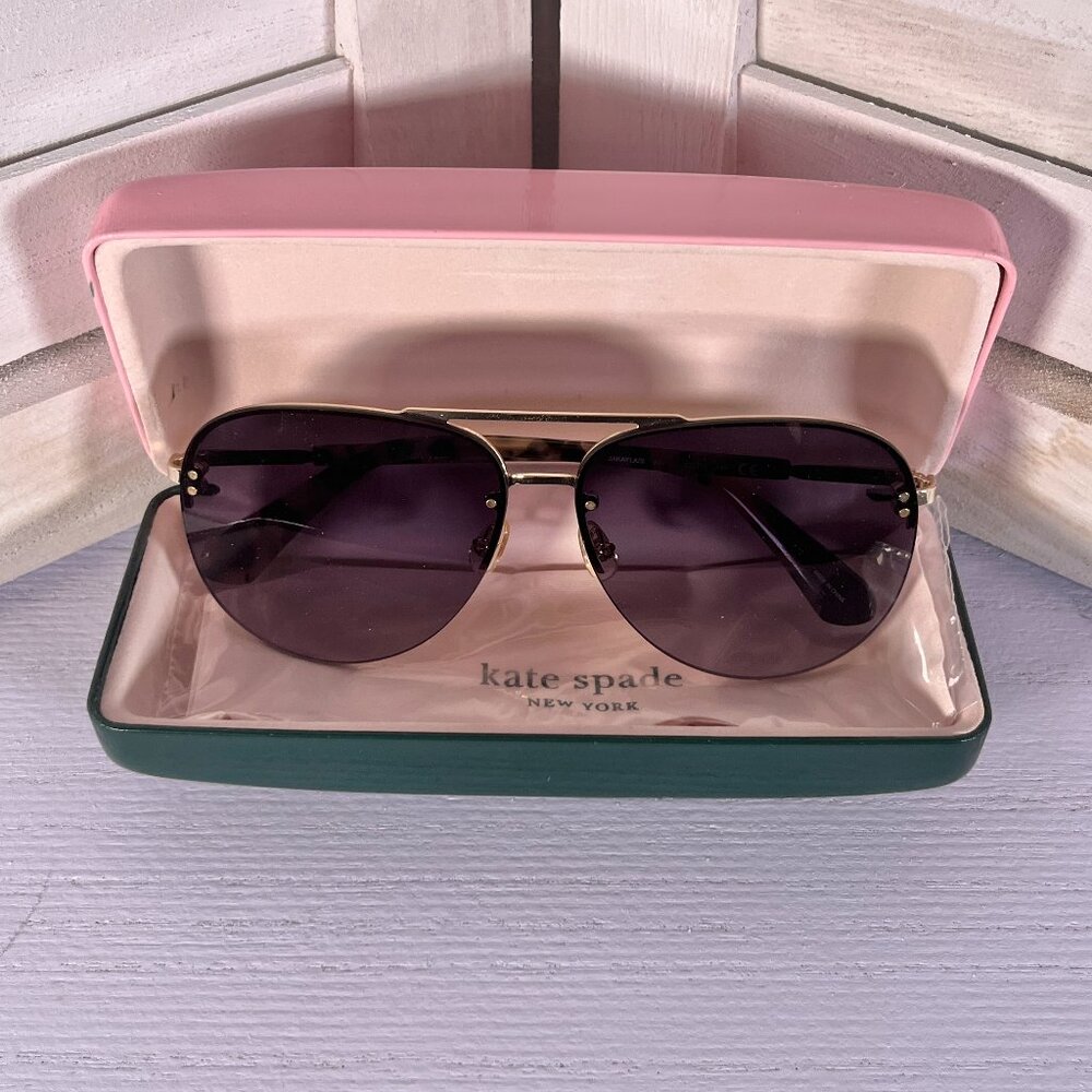 NEW Kate Spade Aviator Sunglasses Hello Sunshine 3